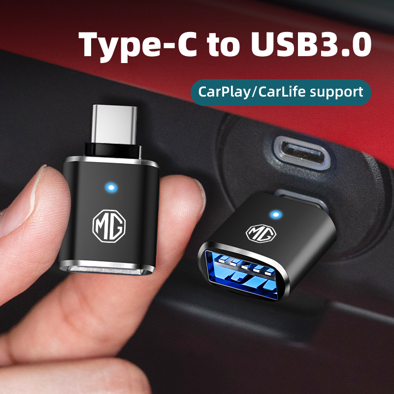 Travel Plug Type C - Car LED Type C To USB
