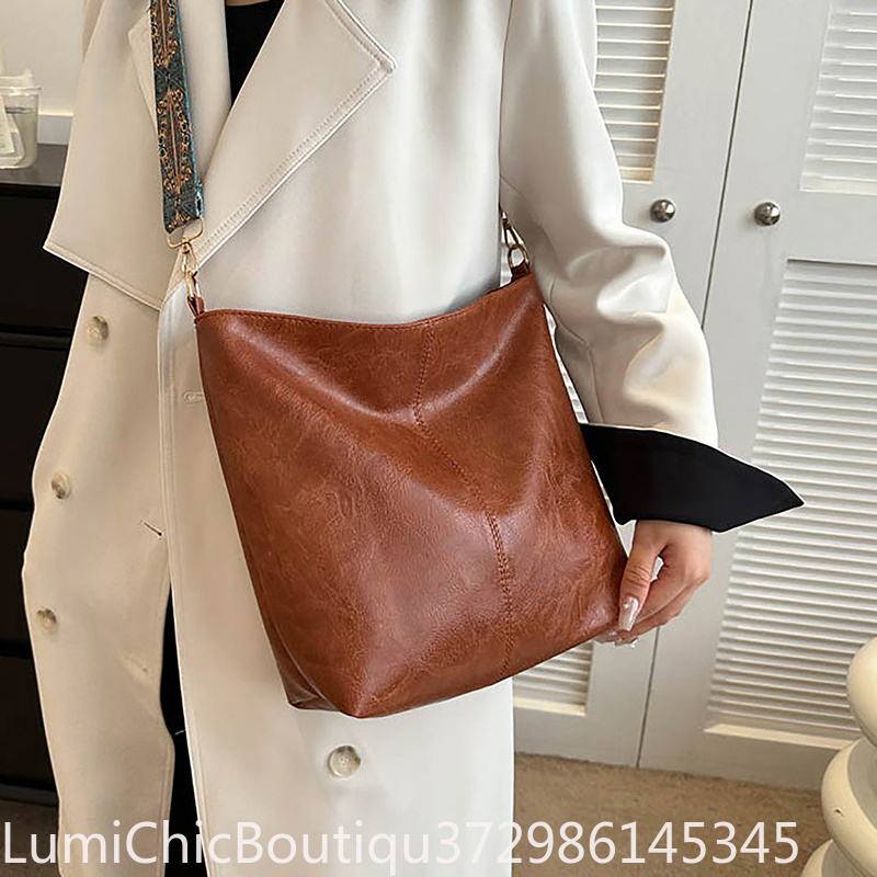 Travel Accessories Shops - Women Retro PU Leather Crossbody Bag