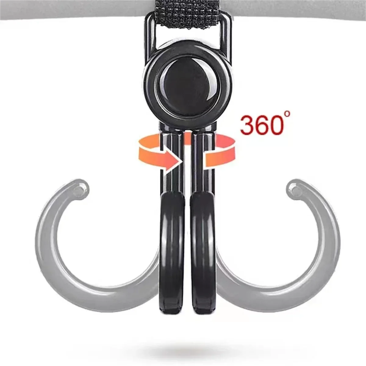 Rotatable Double Hooks Baby St - Travel Accessories Shops 评论和价格