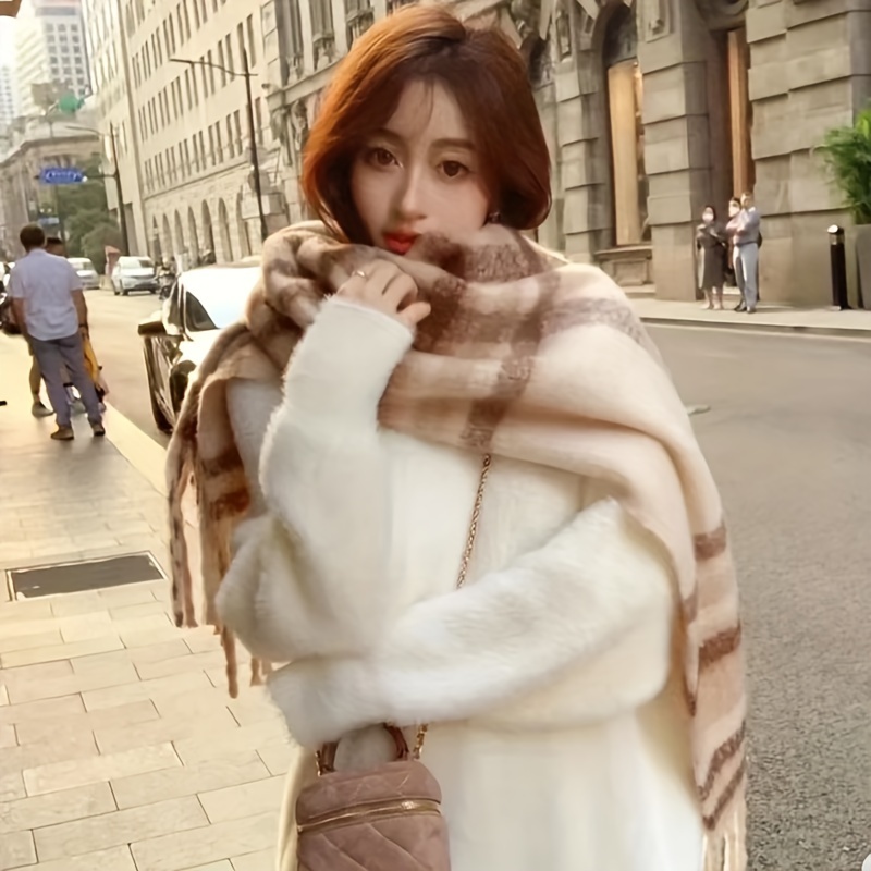 Classic Plaid Scarf for Women  - Travel Accessories Designer 评论和价格