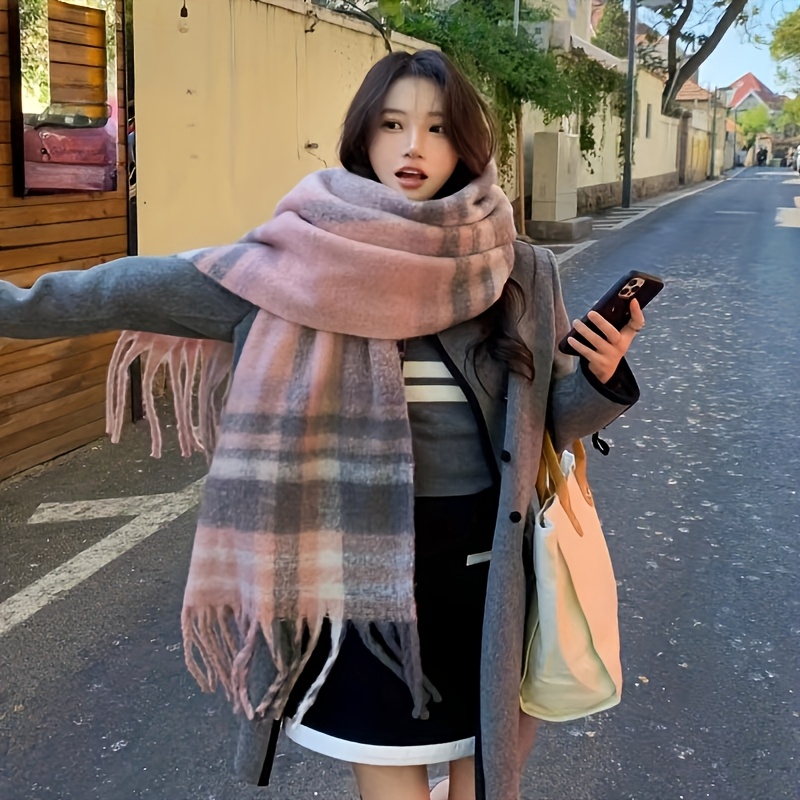 Classic Plaid Scarf for Women  - Travel Accessories Designer 评论和价格