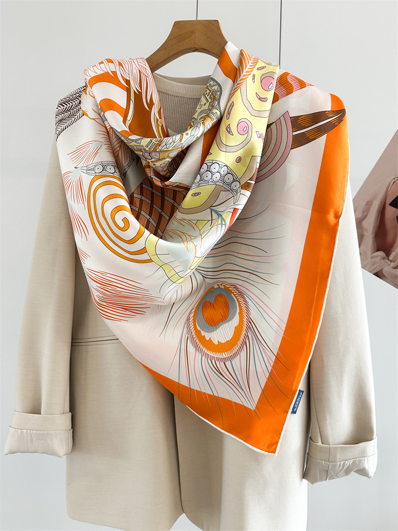 Designer Silk Scarf Women Spri - Travel Accessories Designer 评论和价格