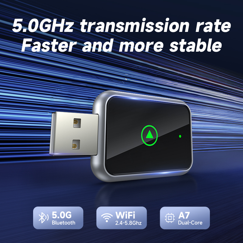 2 in 1 Wireless CarPlay Adapte - Travel Plug Type C 评论和价格