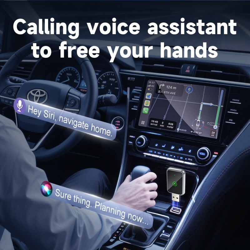2 in 1 Wireless CarPlay Adapte - Travel Plug Type C 评论和价格