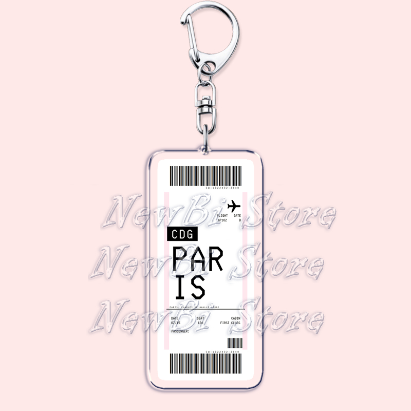 Plane Ticket Boarding Pass Key - Travel Accessories New York 评论和价格