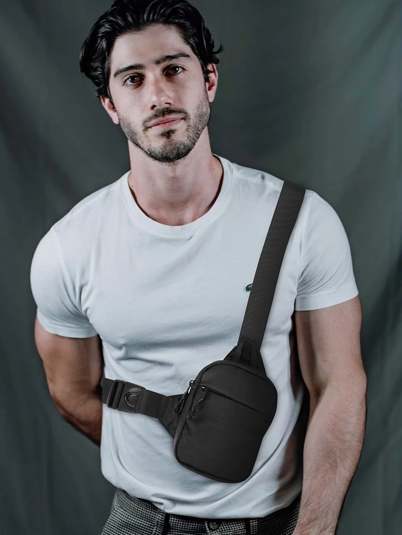 Casual Men Shoulder Chest Bag  - Travel Accessories Bike 评论和价格
