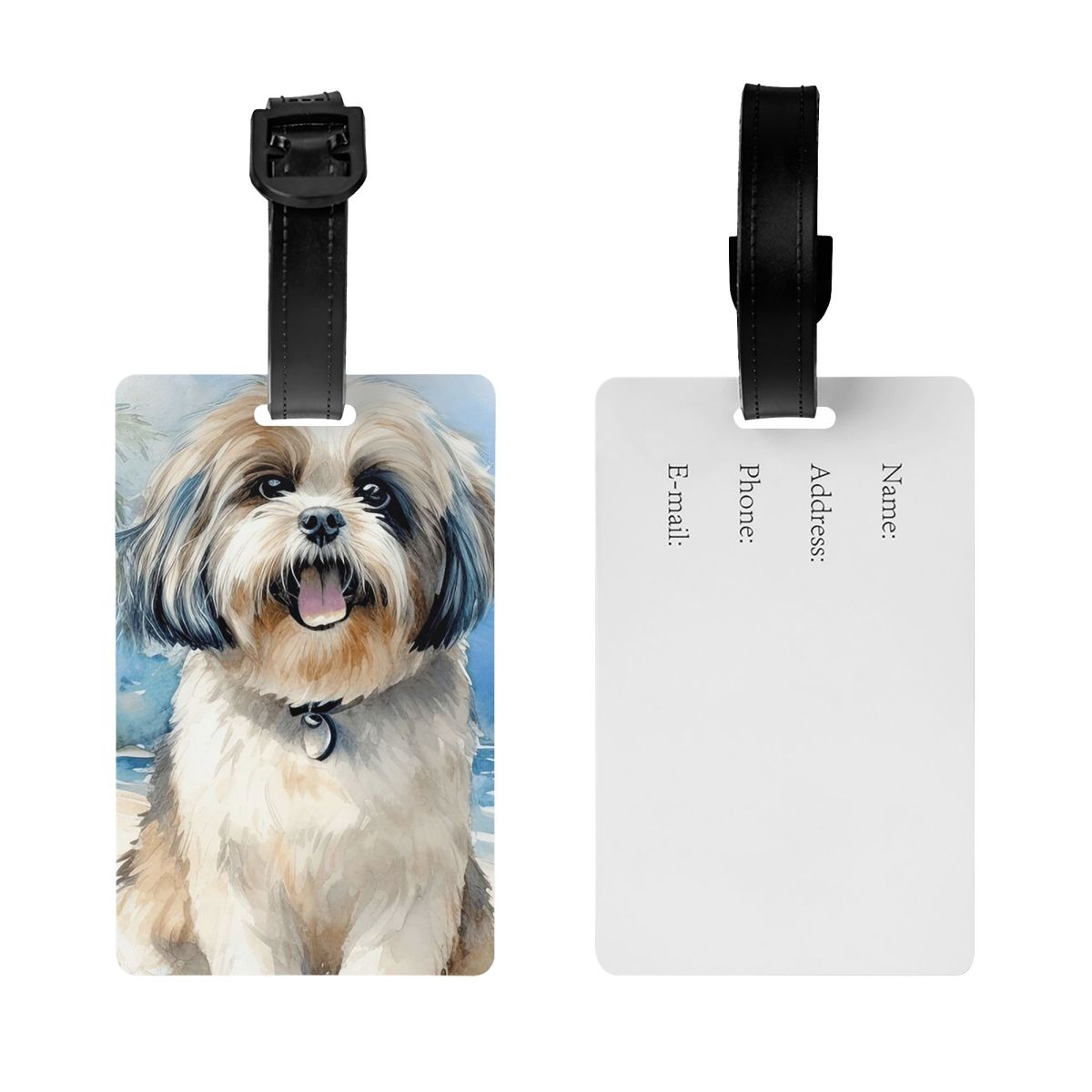 Shih Tzu On The Beach Luggage  - Travel Accessories Name 评论和价格