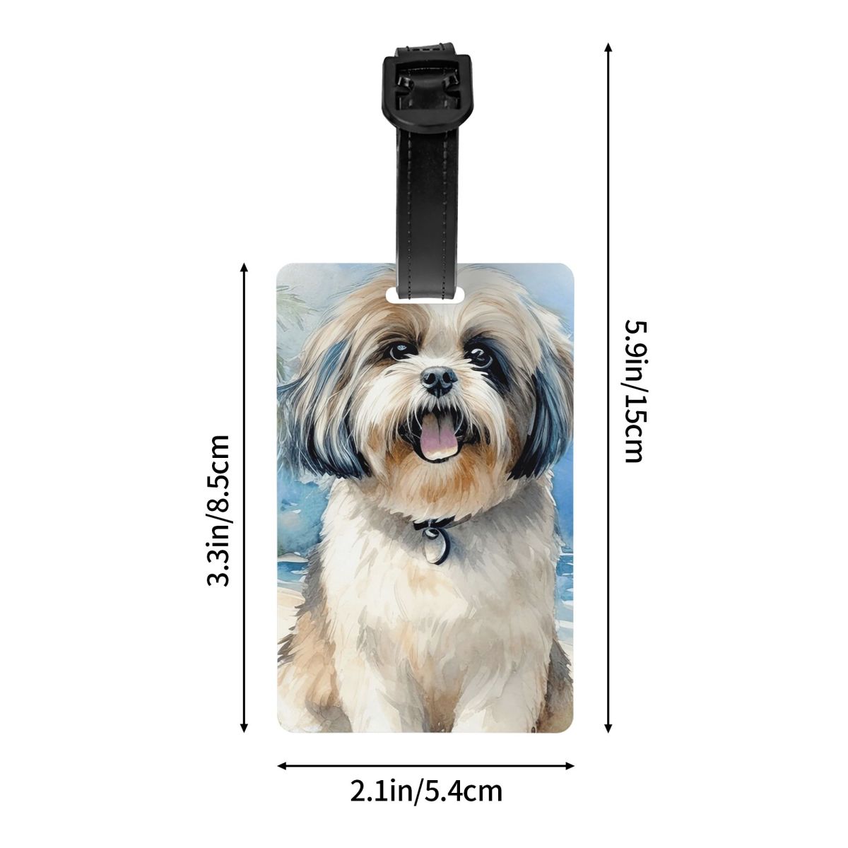 Shih Tzu On The Beach Luggage  - Travel Accessories Name 评论和价格