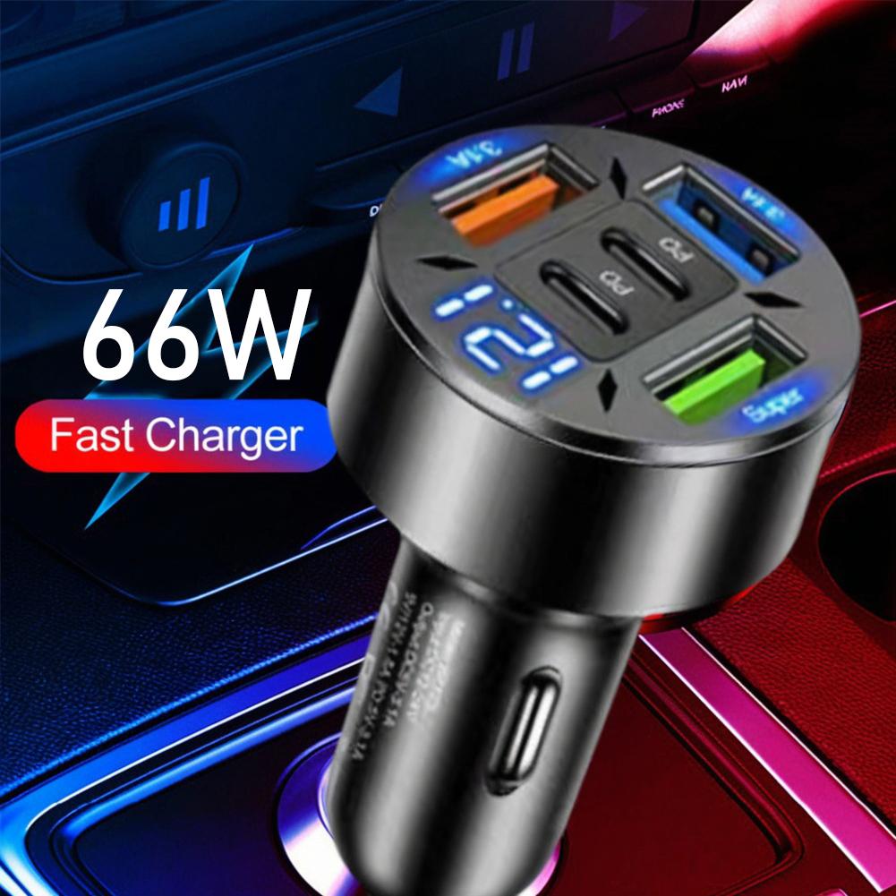 5Port Car Charger for for iPho - Travel Plug Type C 评论和价格