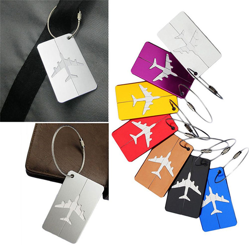 New Fashion Luggage Tags Alumi - Travel Accessories Name 评论和价格