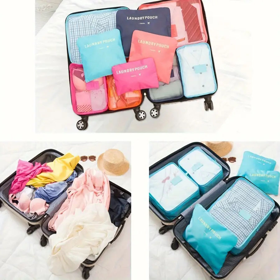 6pcs Travel Organizer Storage  - Travel Accessories Organiser 评论和价格