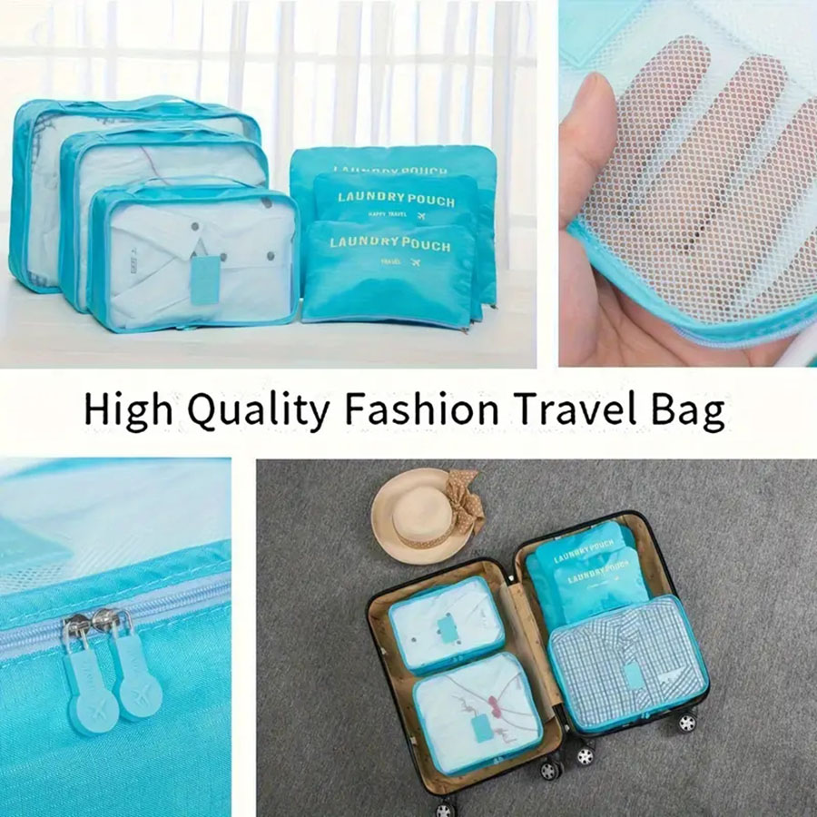 6pcs Travel Organizer Storage  - Travel Accessories Organiser 评论和价格