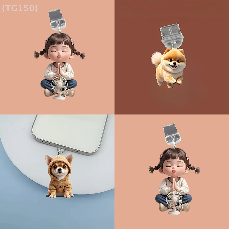 Mobile Phone Dust Plug Pendant - Travel Plug Type C 评论和价格