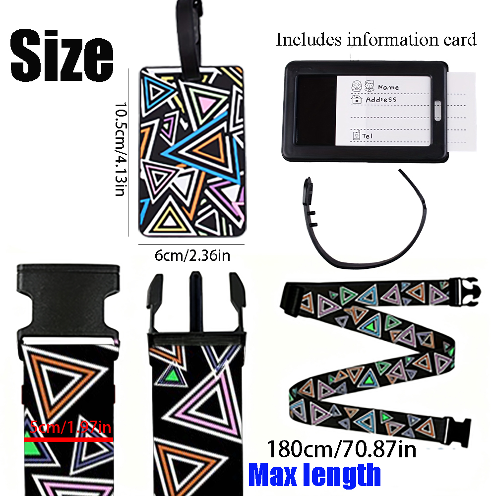 2-Piece Set of Luggage Straps  - Travel Accessories Designer 评论和价格