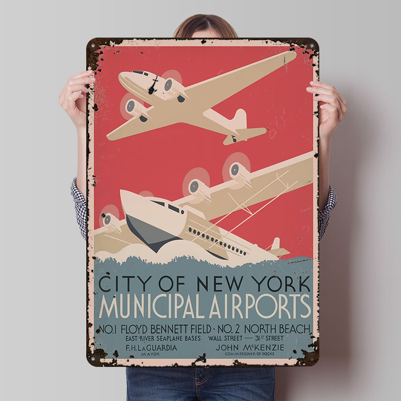 Vintage NYC New York Airports  - Travel Accessories New York 评论和价格