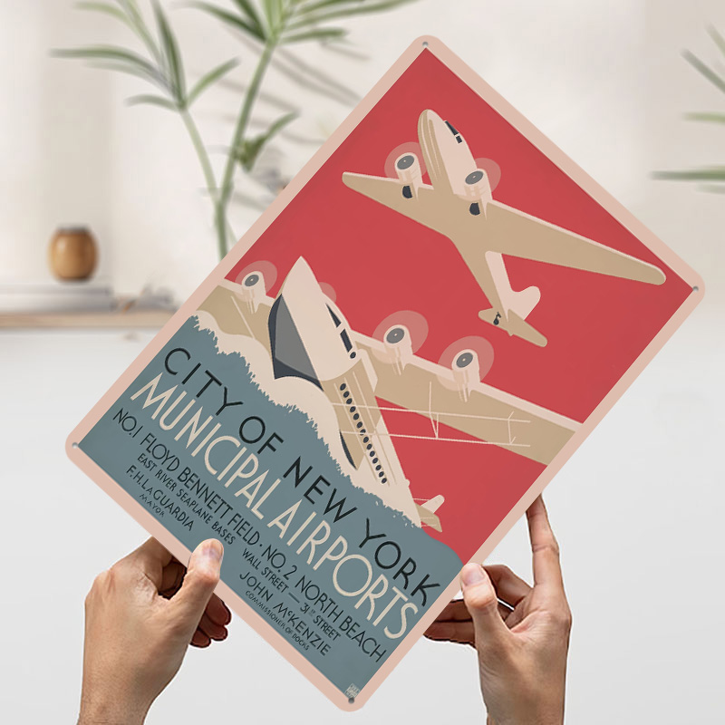 Vintage NYC New York Airports  - Travel Accessories New York 评论和价格