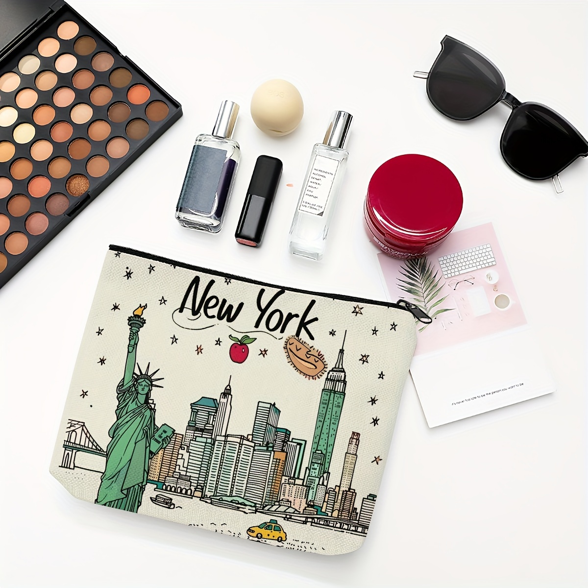 1pc Fashionable Cute New York  - Travel Accessories New York 评论和价格