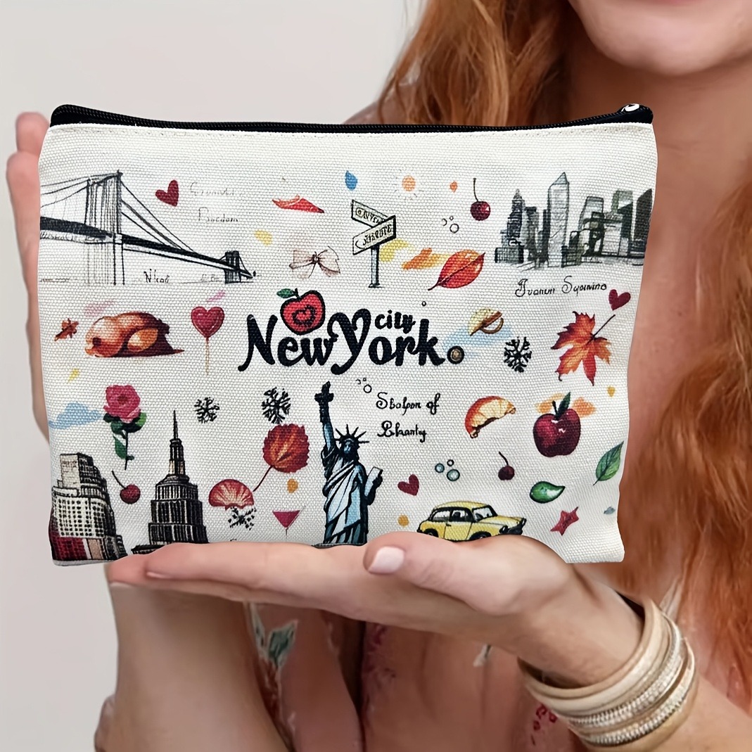 1pc Fashionable Cute New York  - Travel Accessories New York 评论和价格