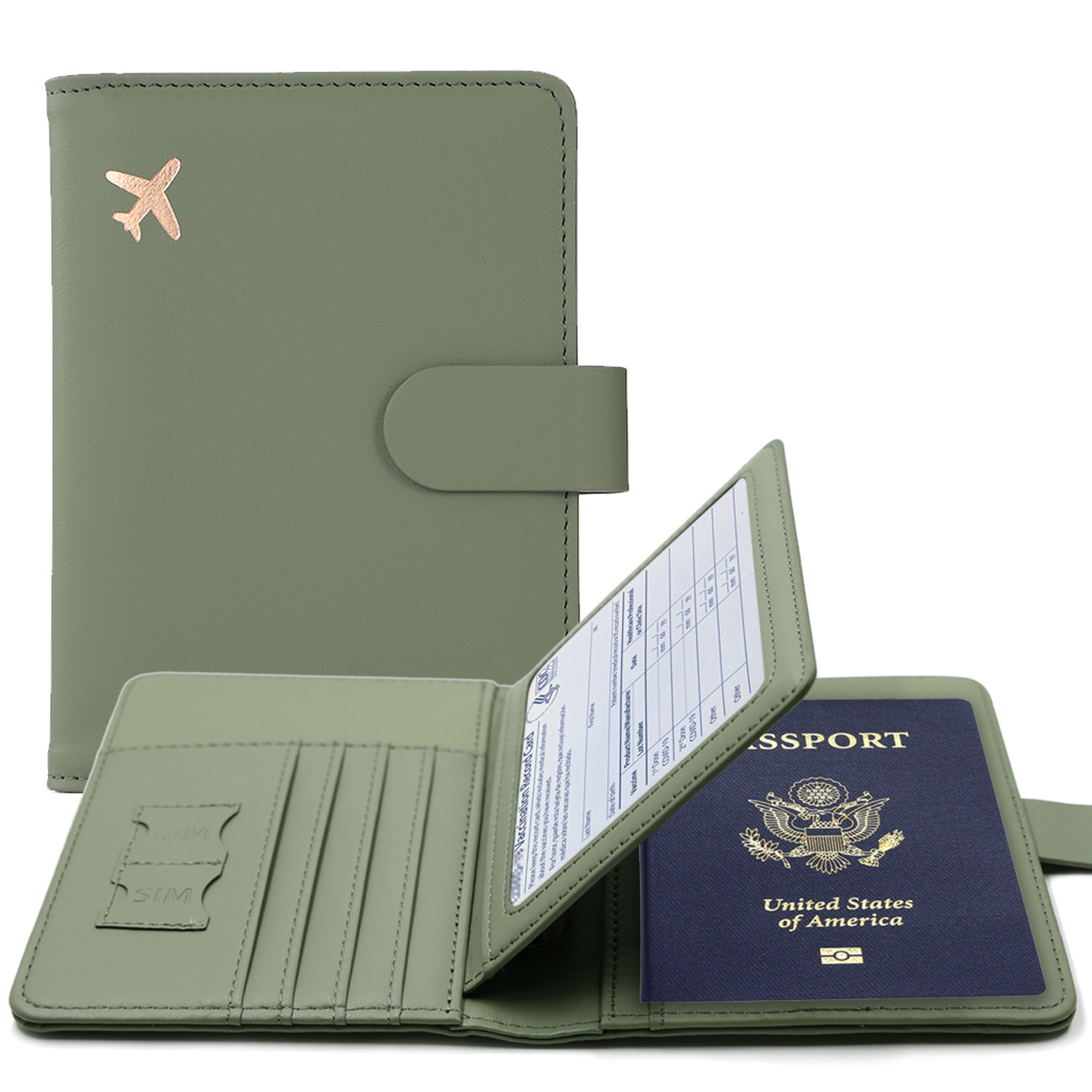 RFID Passport Cover Case Passp - Travel Accessories Plane 评论和价格
