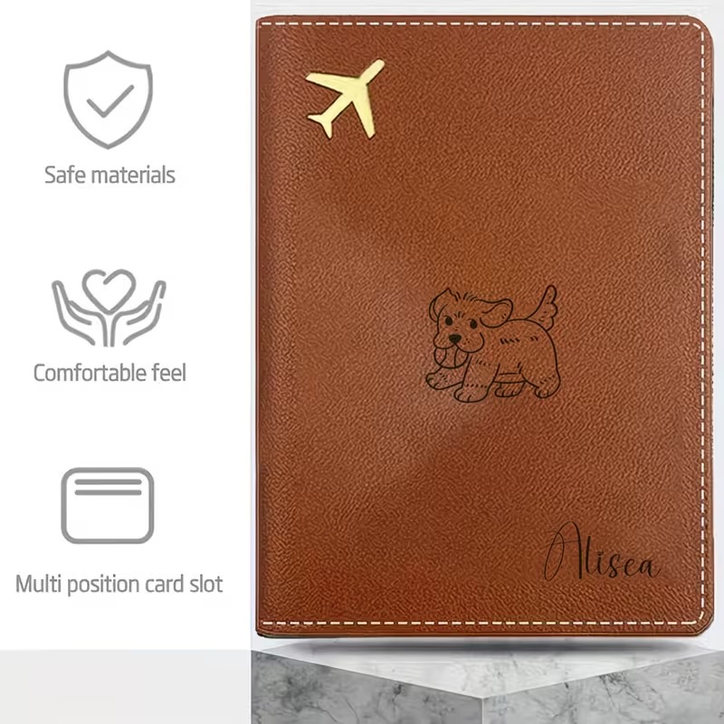 Custom Passport Cover with a C - Travel Accessories Designer 评论和价格