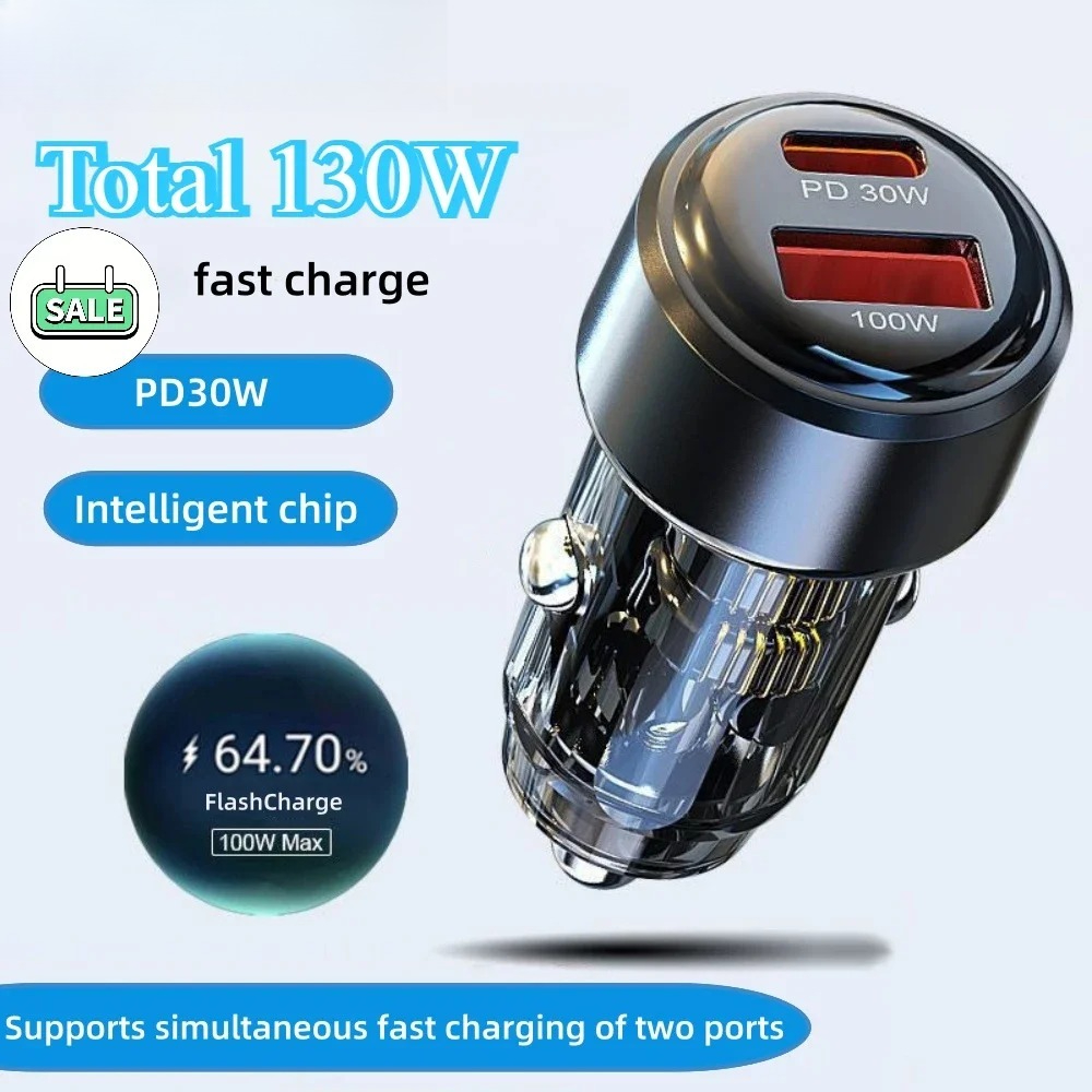 Total 130W USB Car Charger Ada - Travel Plug Type C 评论和价格