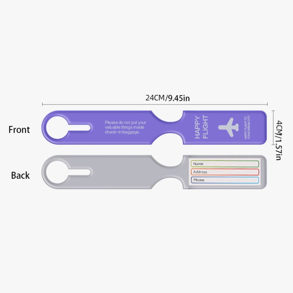 Boarding Pass PVC Luggage Tag  - Travel Accessories Name 评论和价格