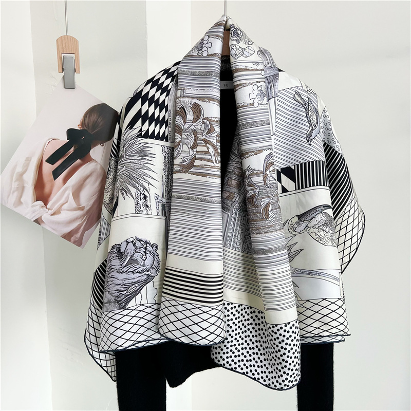 Large Silk Scarfs Brands Desig - Travel Accessories Designer 评论和价格