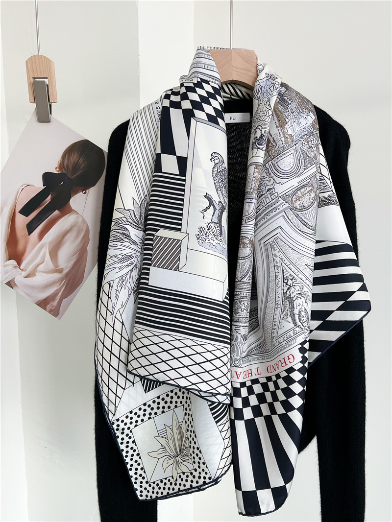 Large Silk Scarfs Brands Desig - Travel Accessories Designer 评论和价格
