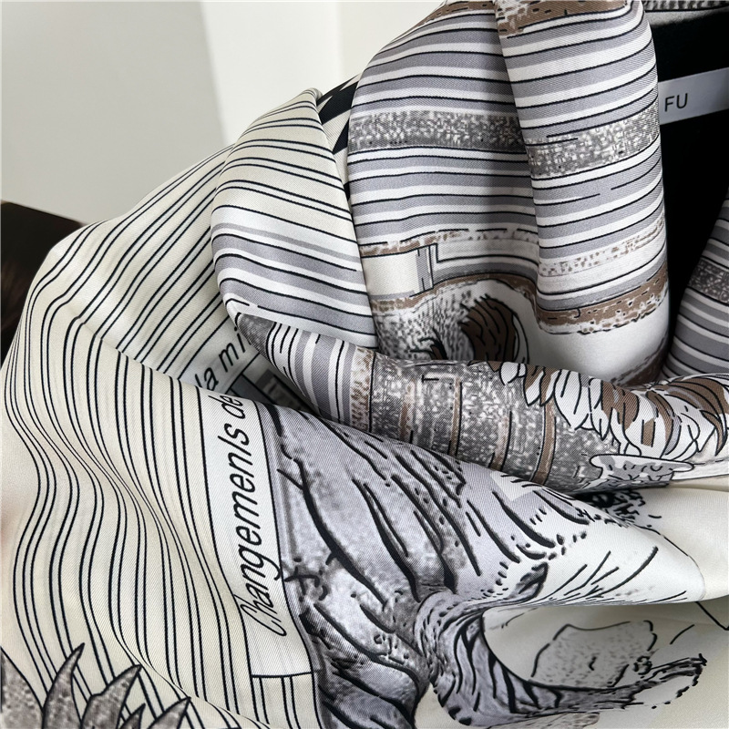 Large Silk Scarfs Brands Desig - Travel Accessories Designer 评论和价格