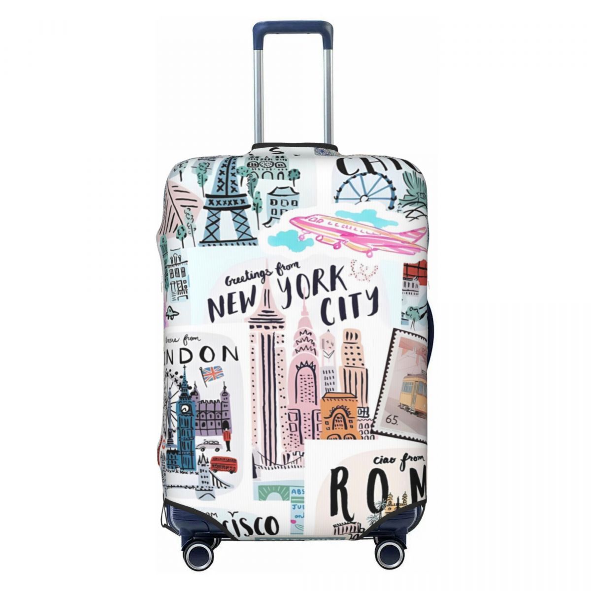 Travel Prints Suitcase Cover N - Travel Accessories New York 评论和价格