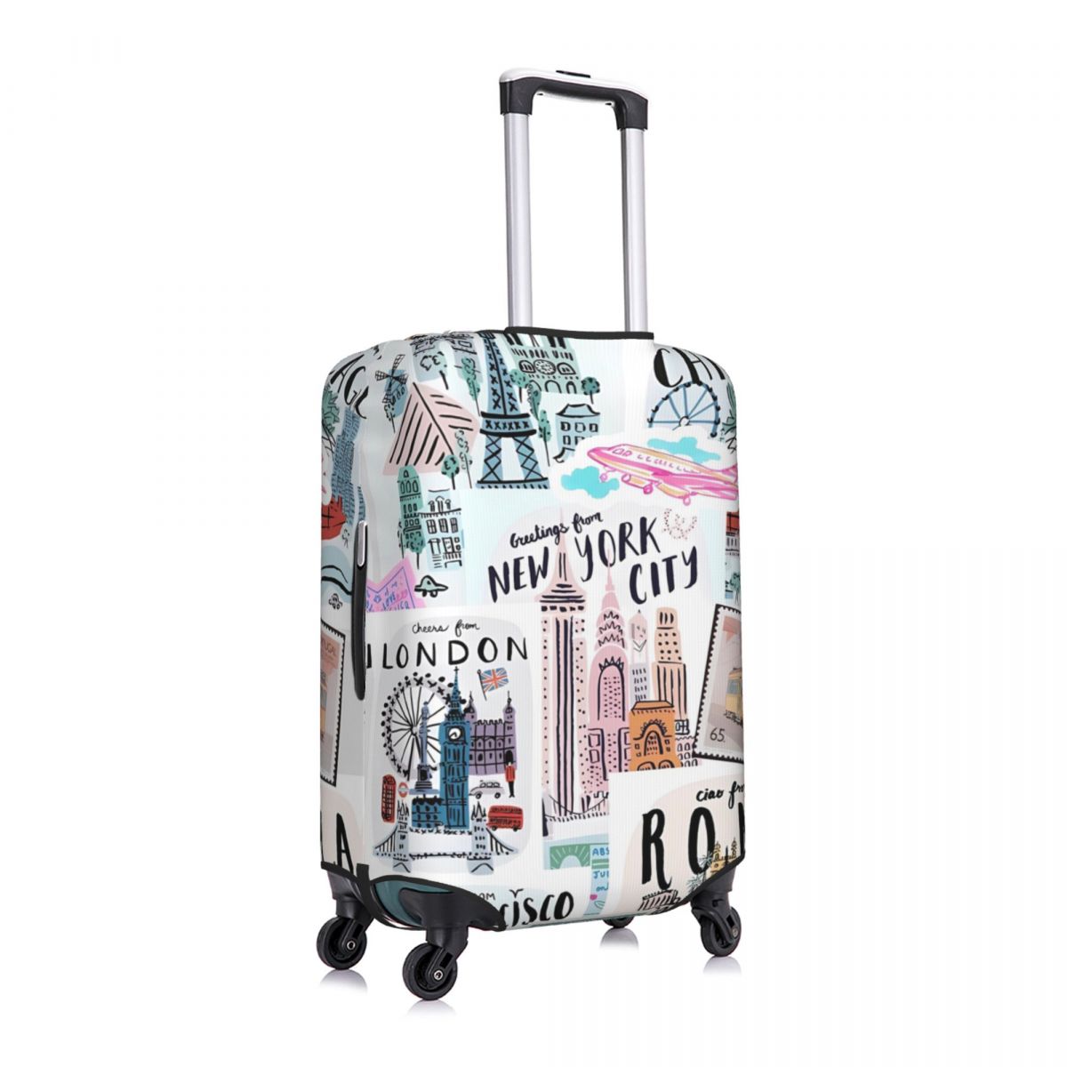 Travel Prints Suitcase Cover N - Travel Accessories New York 评论和价格