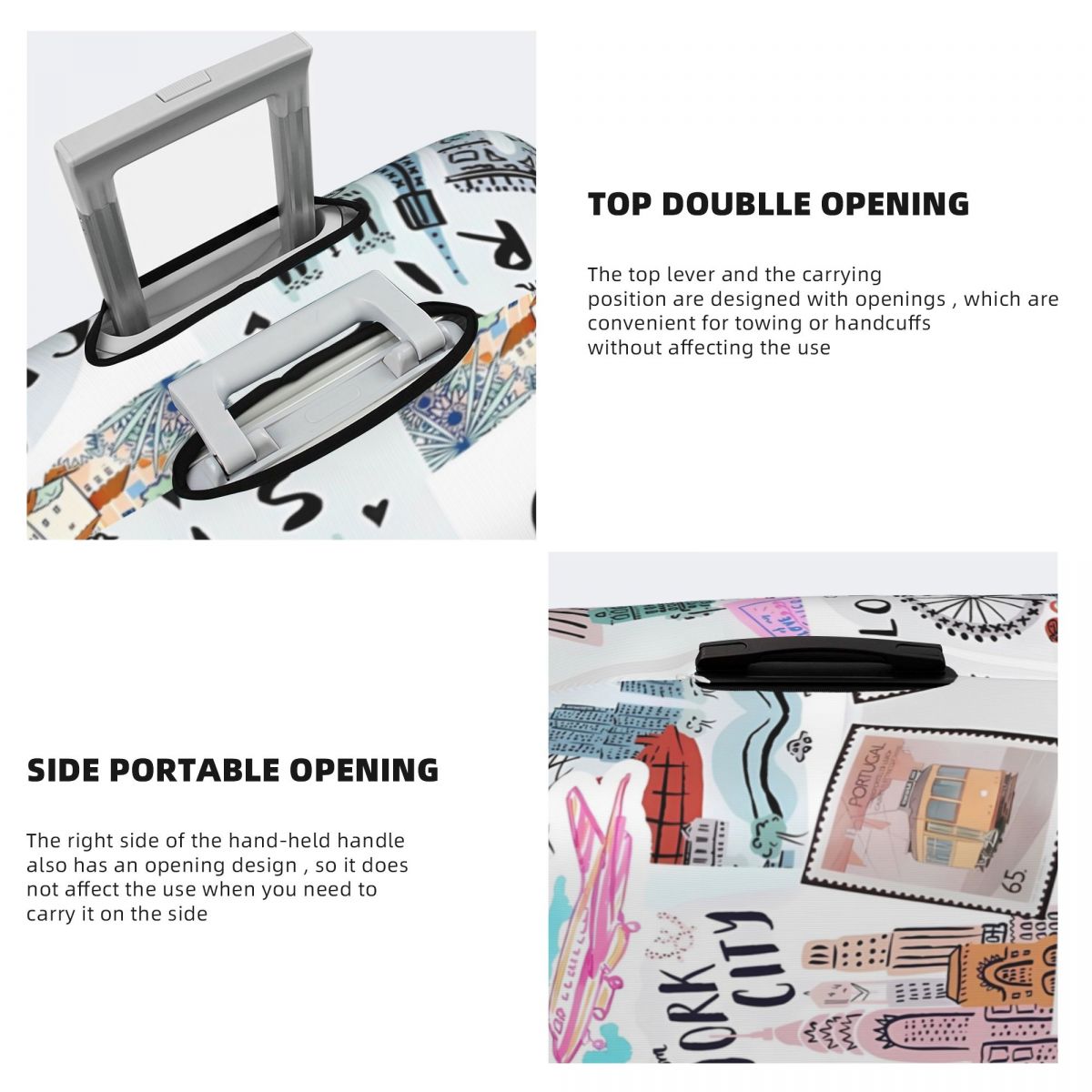 Travel Prints Suitcase Cover N - Travel Accessories New York 评论和价格