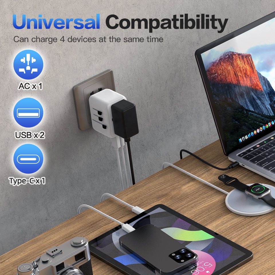 Type C GaN 20W Chargeur Multi  - Travel Plug Type C 评论和价格