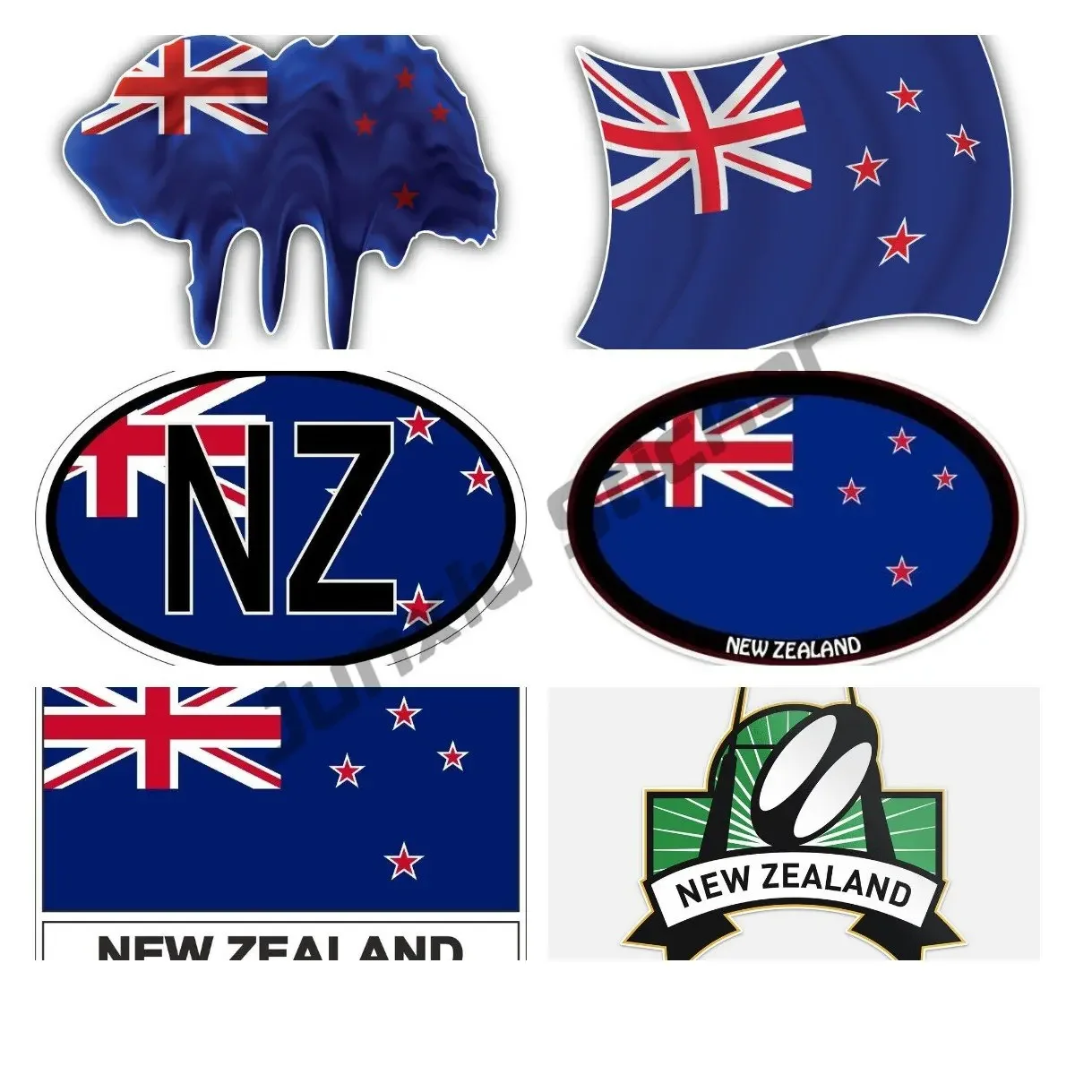 New Zealand Flag Vinyl Decal S - Travel Accessories New Zealand 评论和价格
