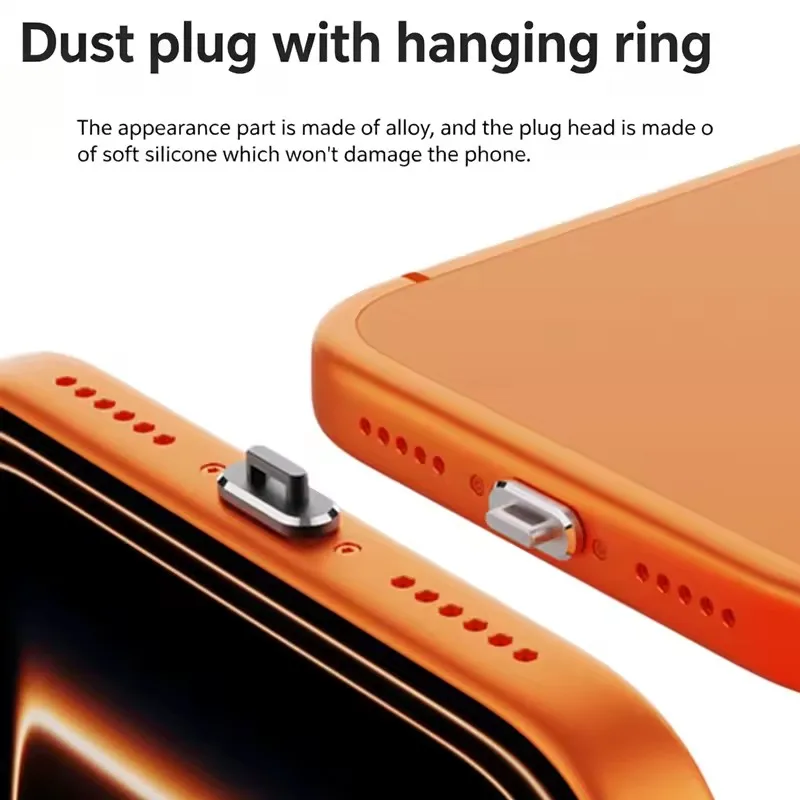 6-1PCS Anti Dust Plug Transpar - Travel Plug Type C 评论和价格