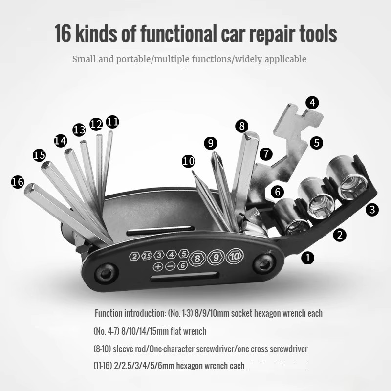 Portable Bicycle Repair Tools  - Travel Accessories Bike 评论和价格