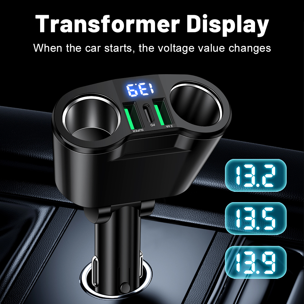 USB Car Charger Adapter Type C - Travel Plug Type C 评论和价格