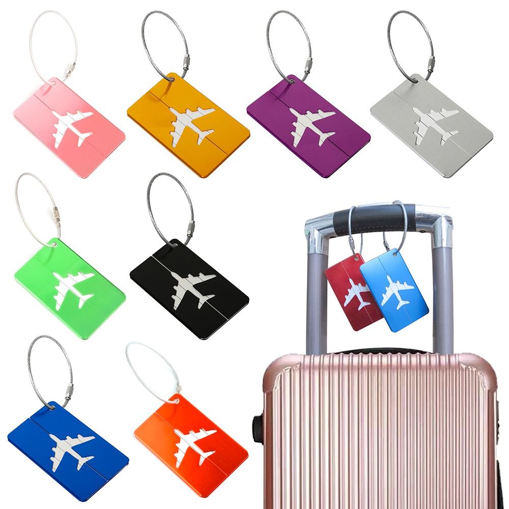 Aluminium Travel Luggage Tags  - Travel Accessories B&M 评论和价格