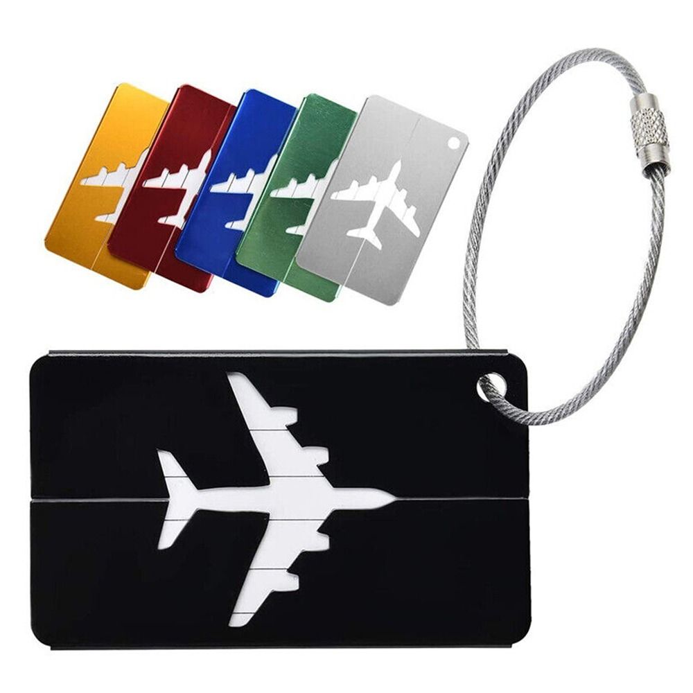 Aluminium Travel Luggage Tags  - Travel Accessories B&M 评论和价格