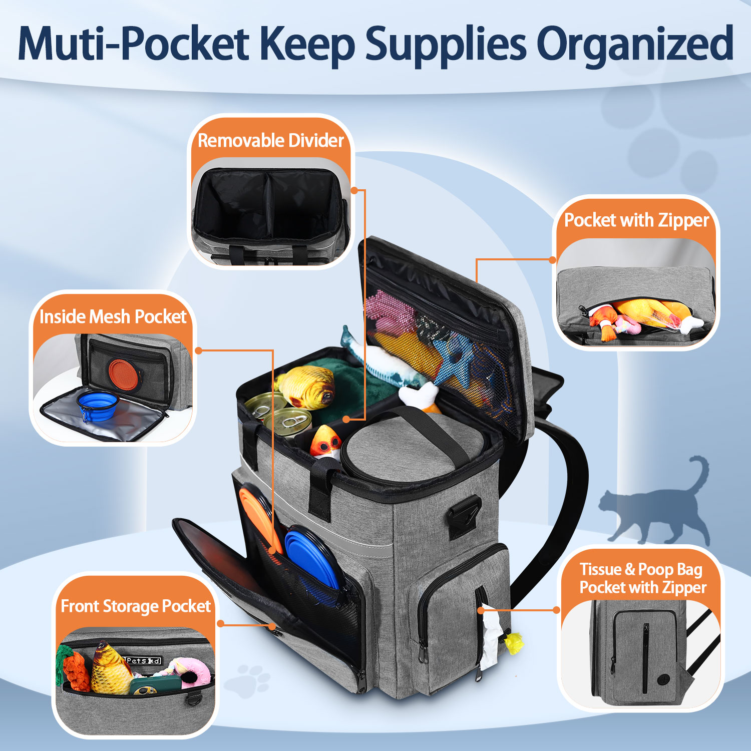 Petskd Outdoor Dog Organizer B - Travel Accessories Organiser 评论和价格
