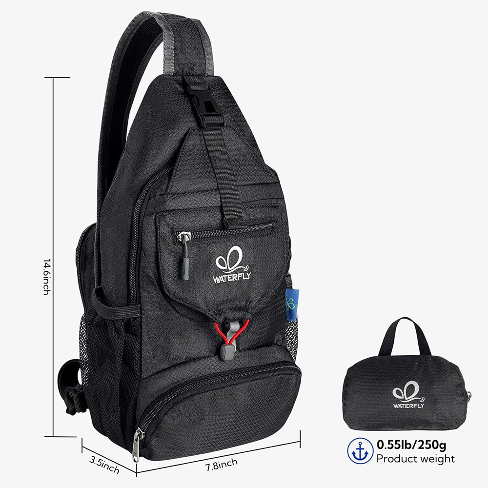 WATERFLY Chest Bag Shoulder Sm - Travel Accessories Bike 评论和价格