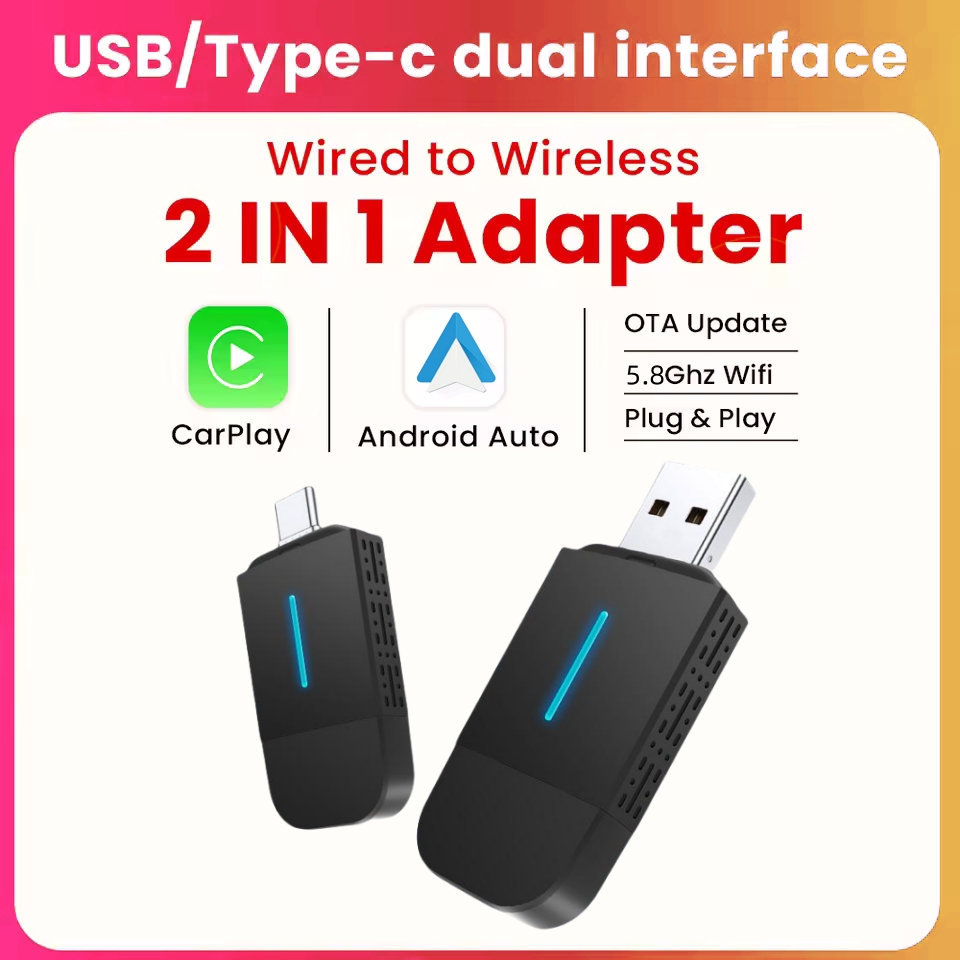 Android Auto Wireless Carplay  - Travel Plug Type C 评论和价格